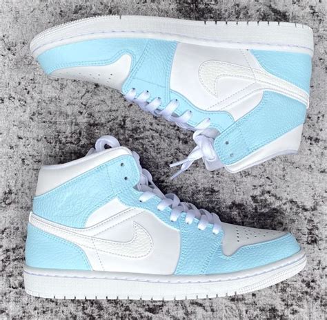 nike air jordans baby blue